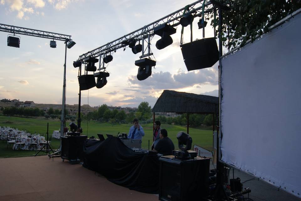 Pista de baile al aire libre