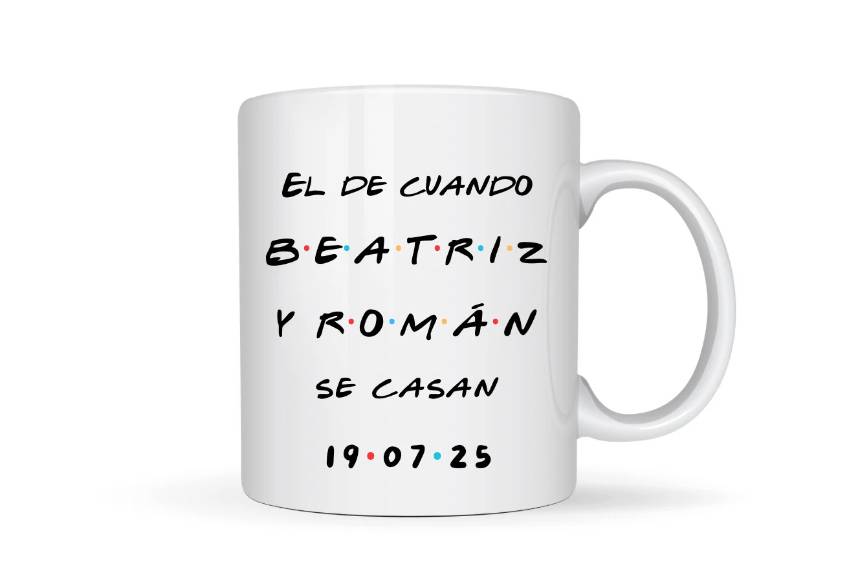 Taza estilo friends