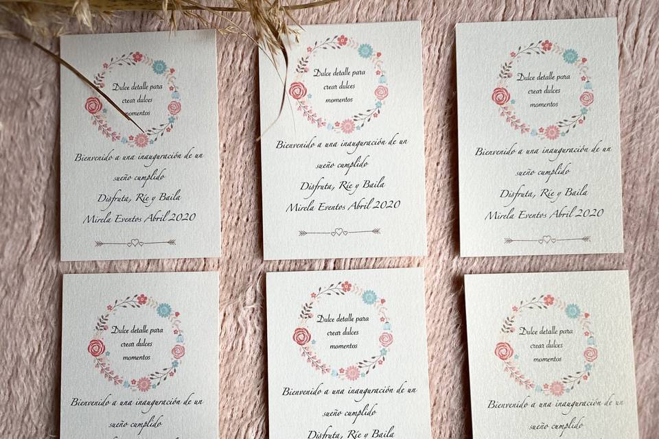 Detalles para los invitados