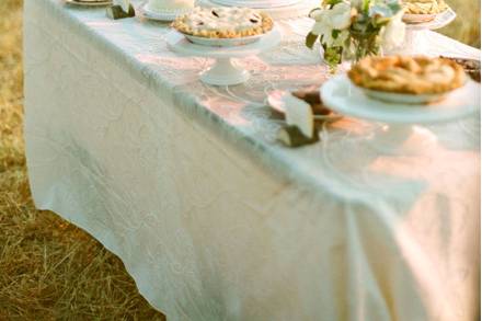 Buffet en el exterior