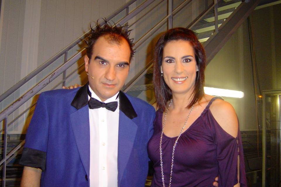 Con Alicia Senovilla