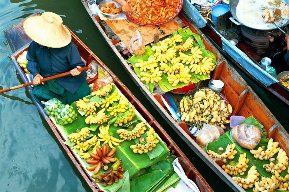 Tailandia - Mercado flotante