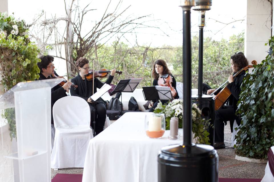 Previo a ceremonia civil