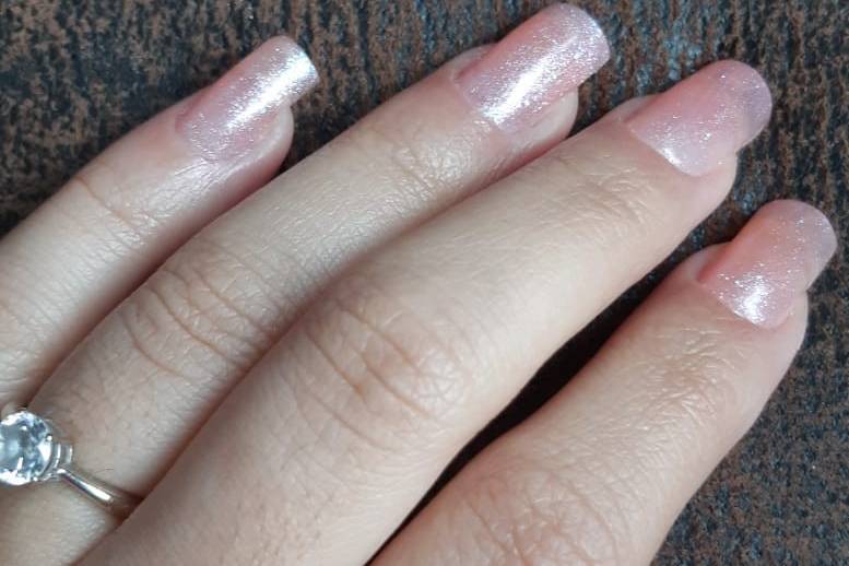 Polygel+ manicura rusa