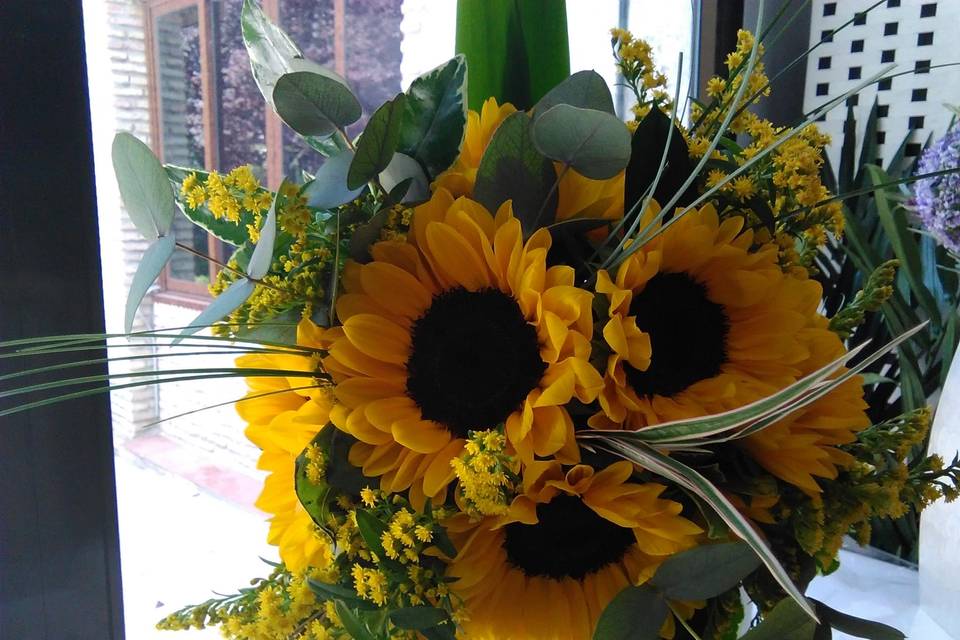 Bouquet de girasoles