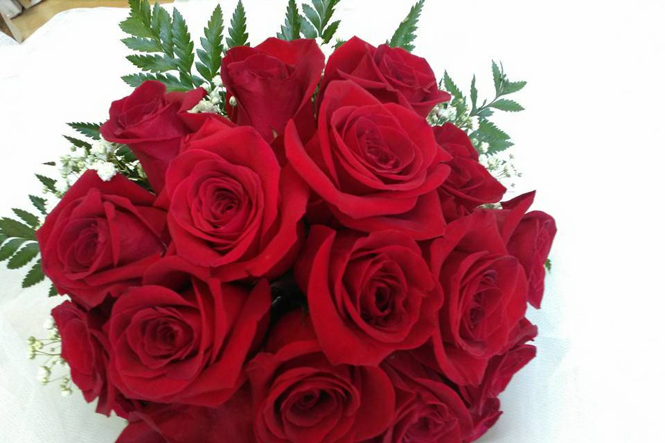 Bouquet de rosa roja