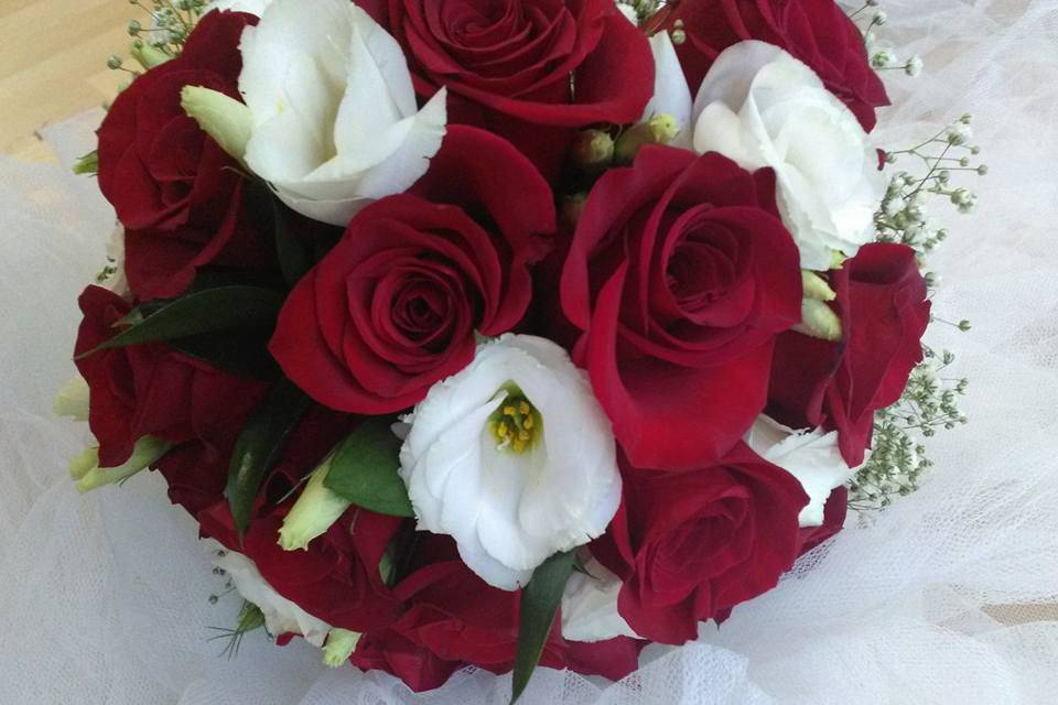 Bouquet de rosas rojas