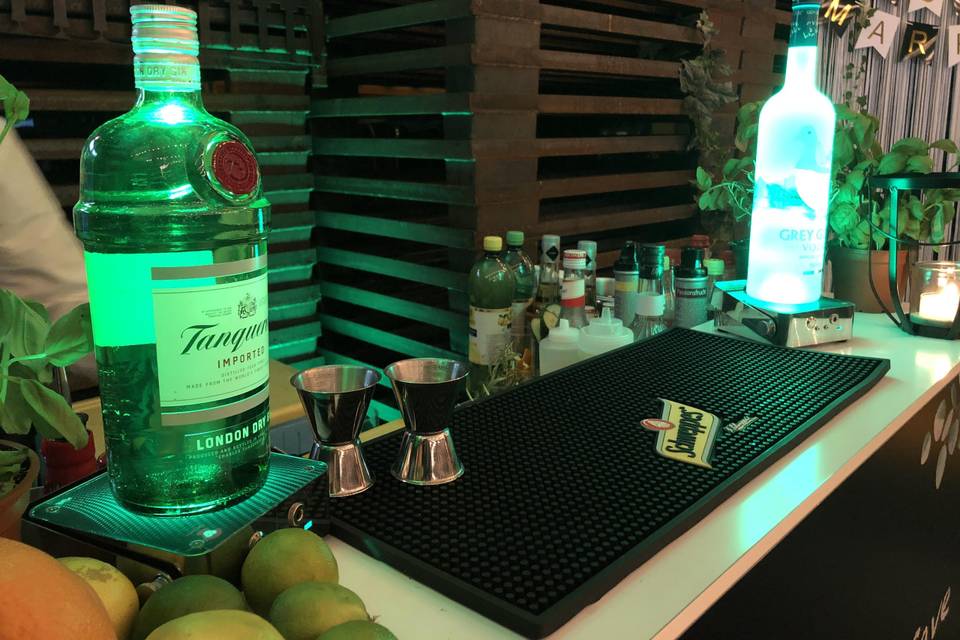 Barra cocktail