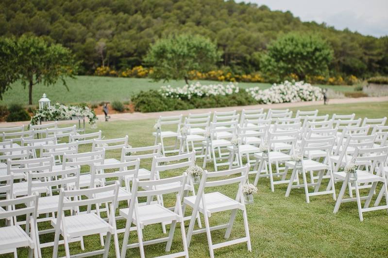 Ceremonia civil en el campo by