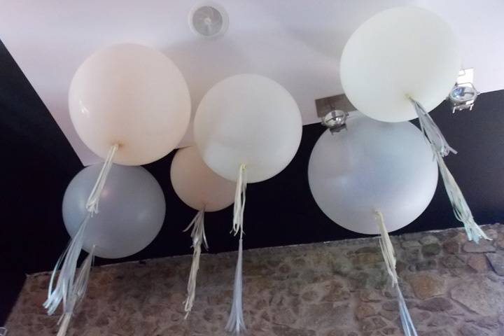 Suelta de globos leds