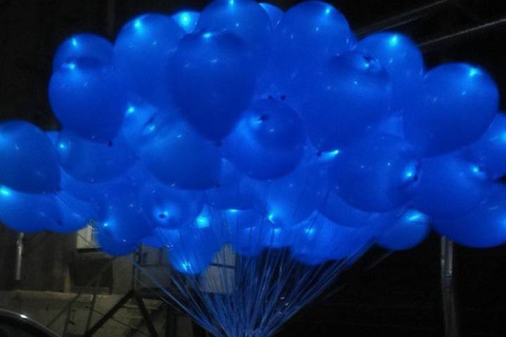 Sillas con globos