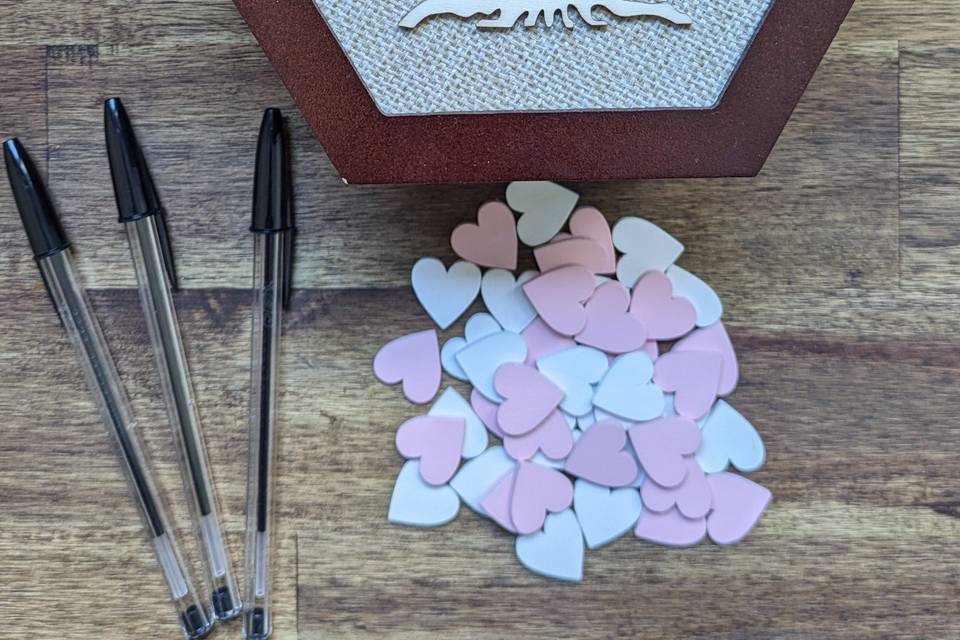 Firma invitados - Modelo coraz