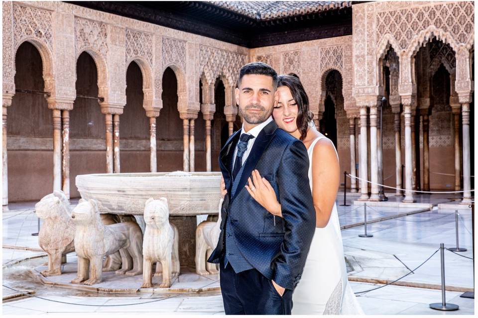 Postboda en la Alhambra