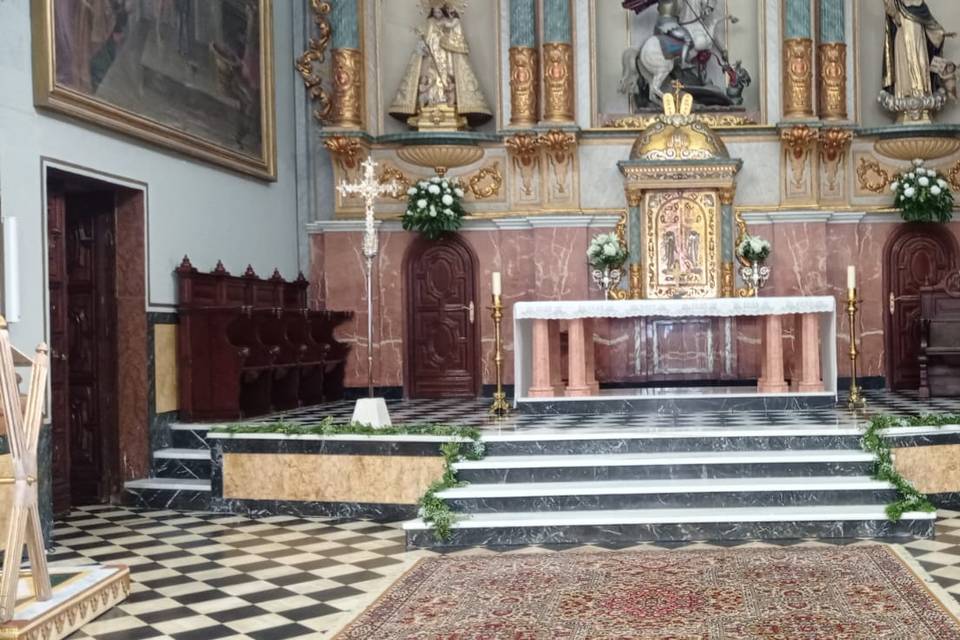 Altar completo blanco