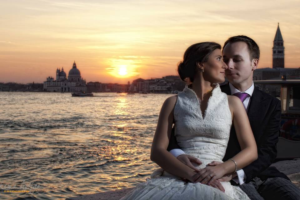 Chema Artiga, boda en Venecia