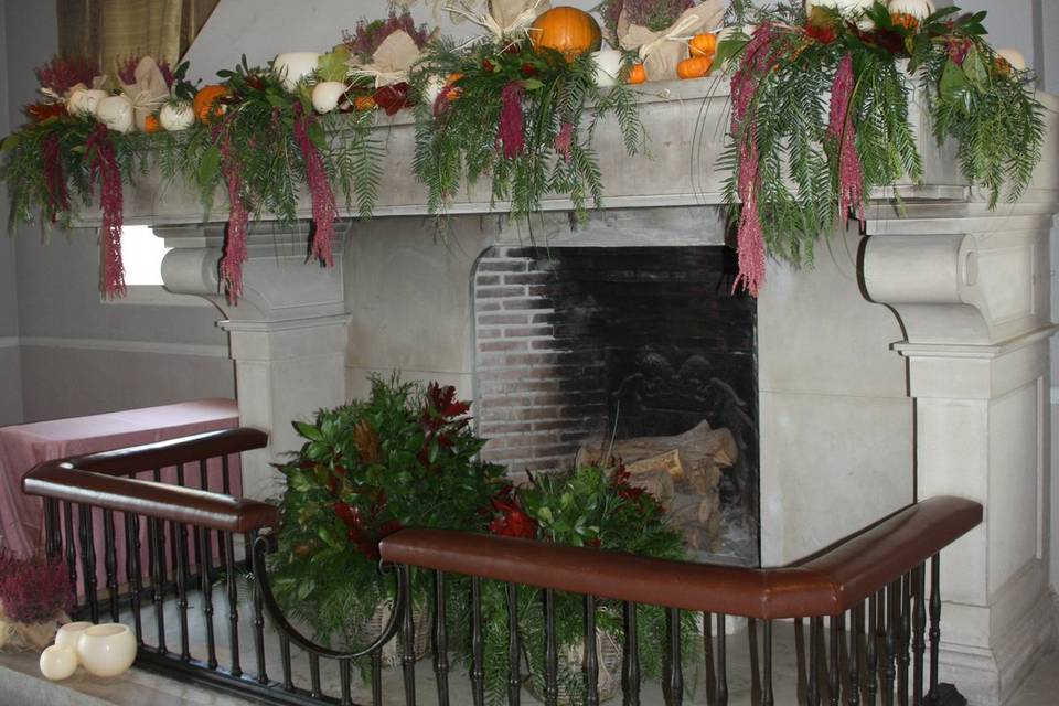 Decoracion de la chimenea