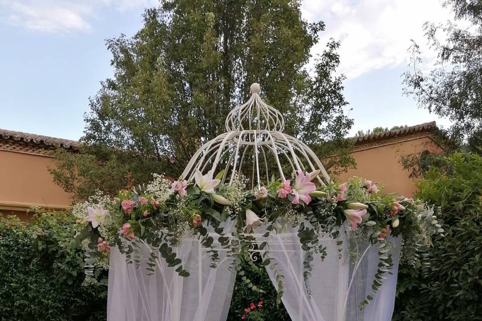 Pérgola nupcial