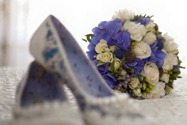 Ramo en azules