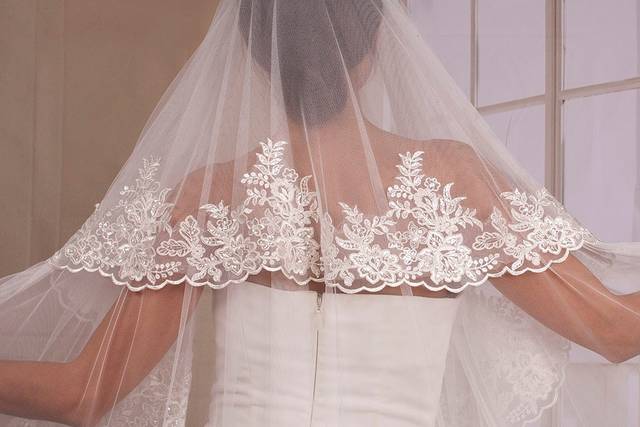 MANTILLA PARA NOVIA DE ENCAJE ITALIANO - MURCIA 