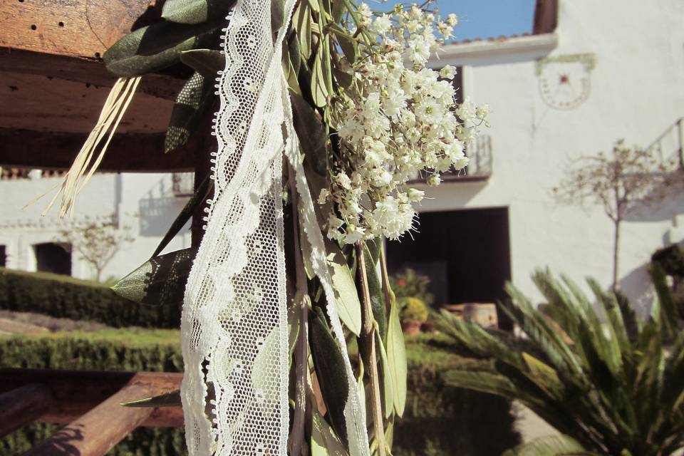 Ceremonia en el patio