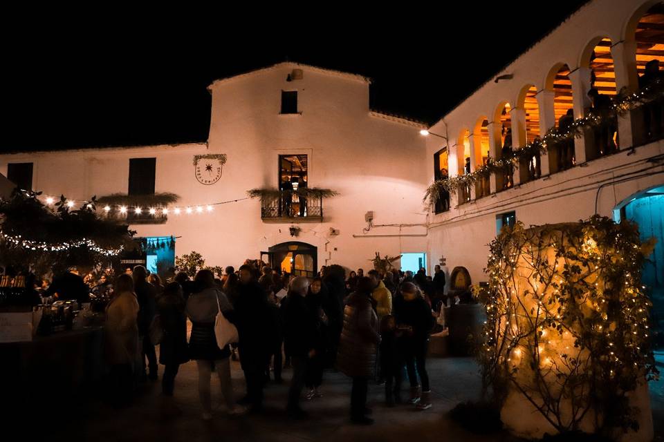 Patio de noche