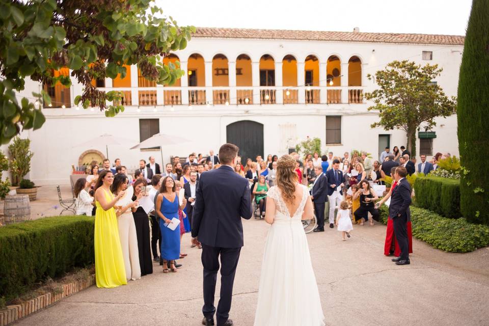 Ceremonia en la terraza