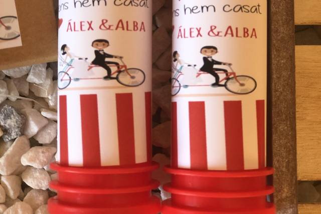 Pomperos para amenizar la boda
