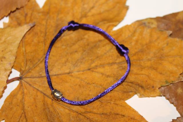 Cordón morado barrilete
