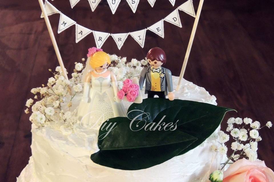 Tarta de boda Play Mobil