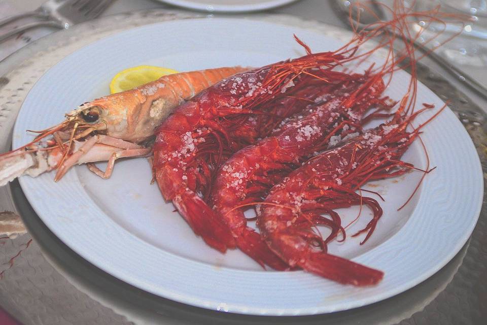 Carabineros y cigala