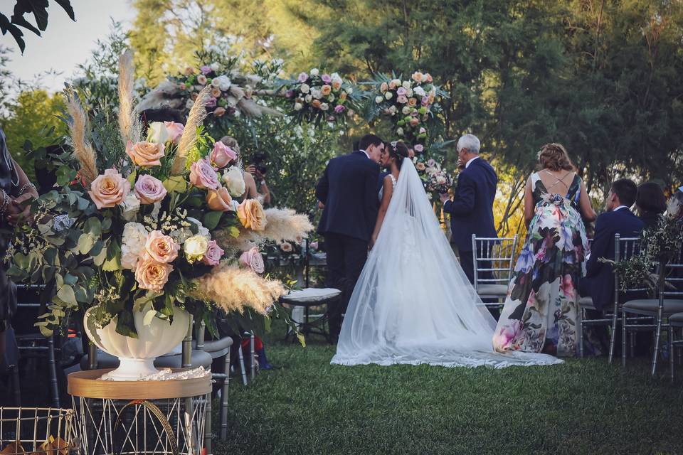 Ceremonia en la pradera