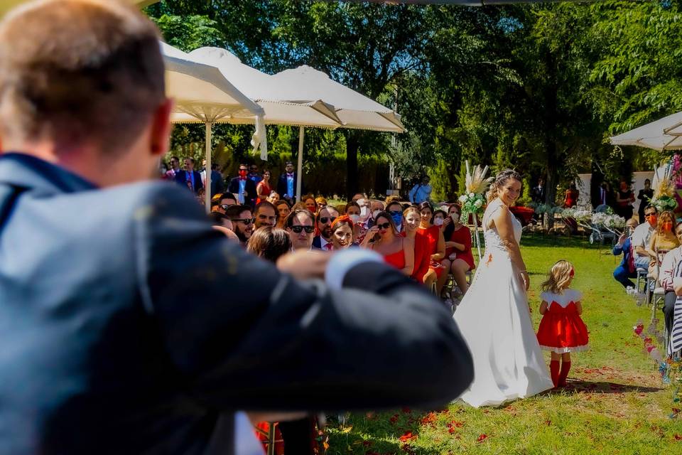 Ceremonia en la pradera