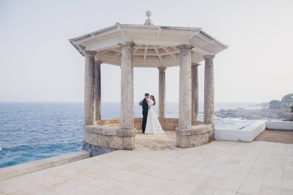 Boda junto al mar