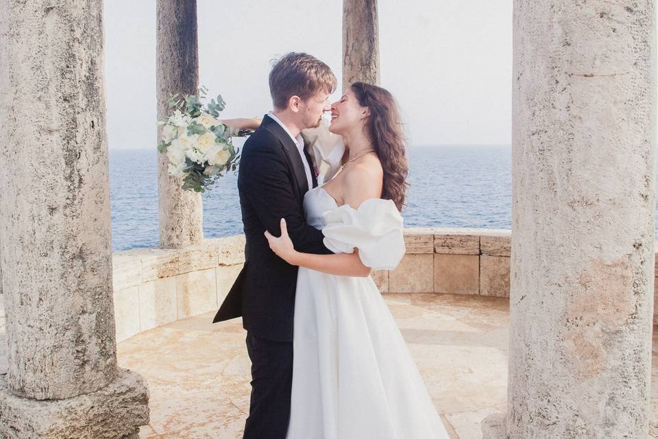 Boda junto al mar