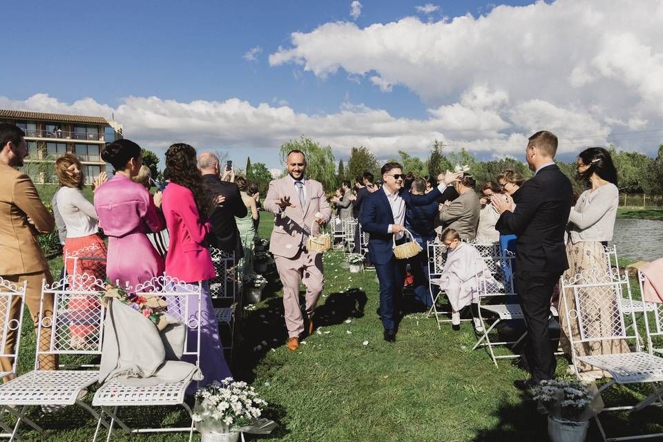 Boda al aire libre