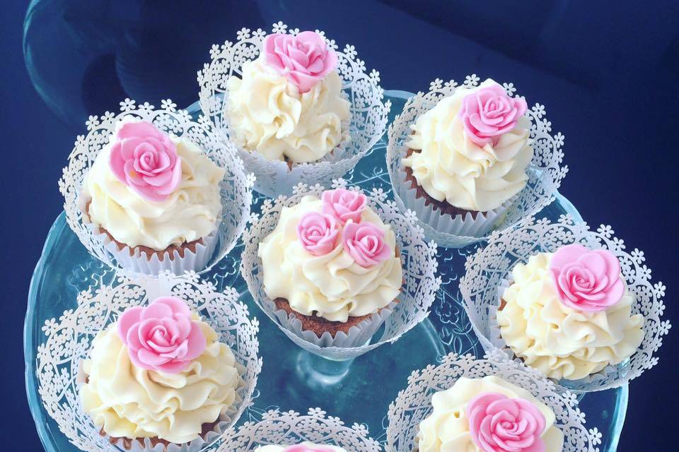 Cupcakes rosas