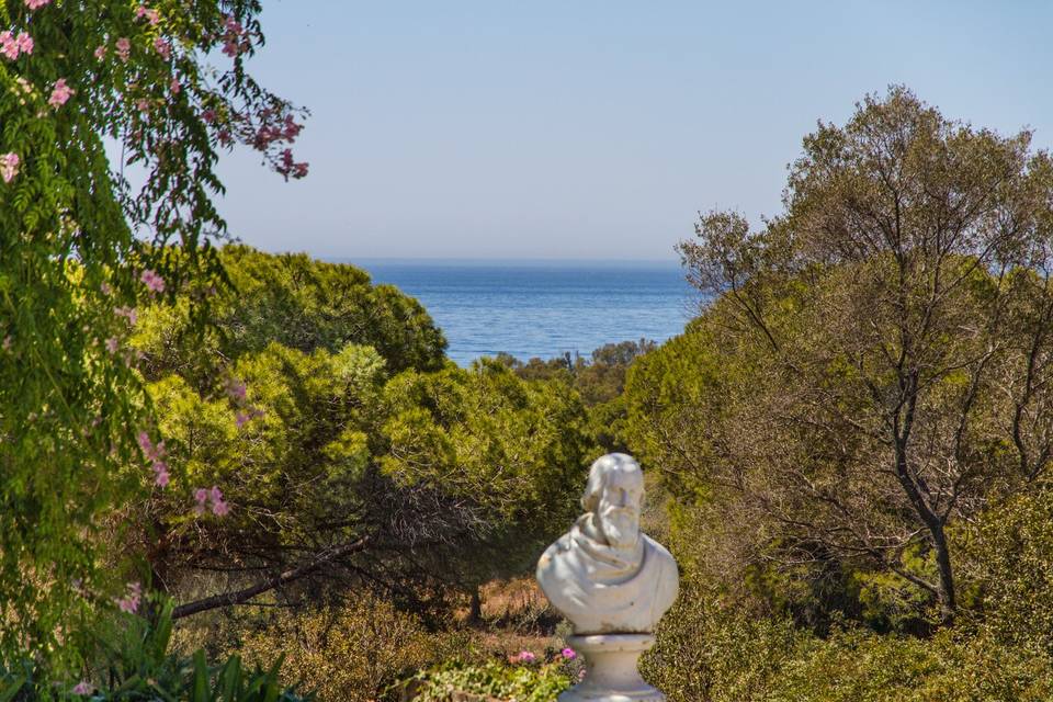 Jardin dando el Mar