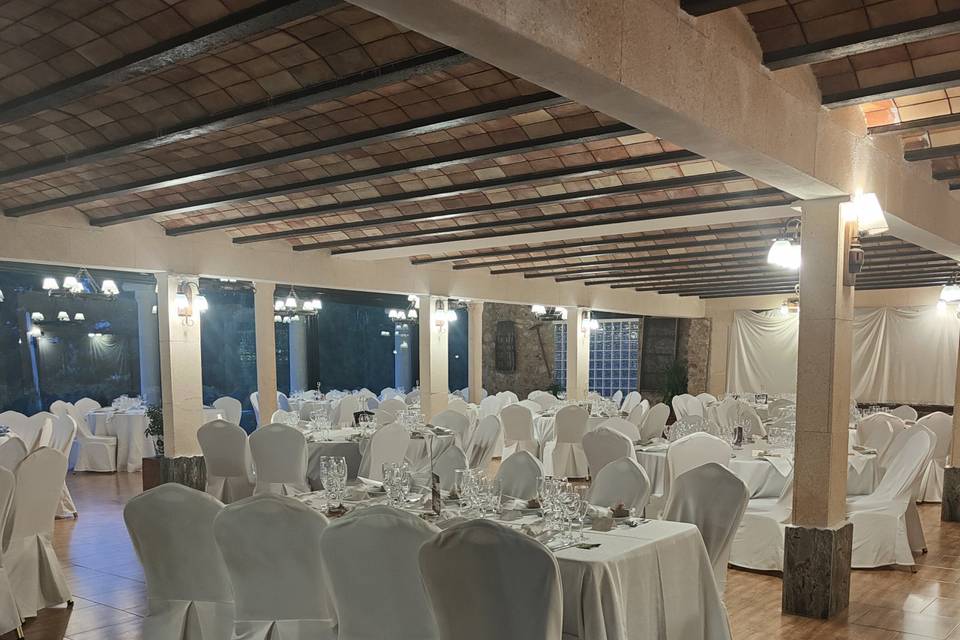 Salón de blanco