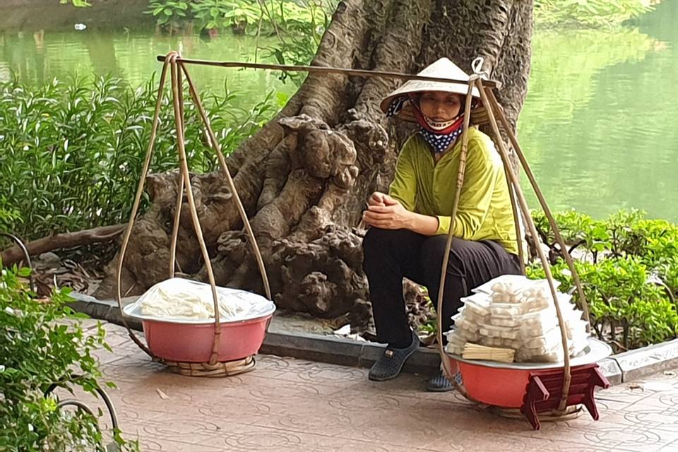 Vendedora Vietnamita, Hanoi
