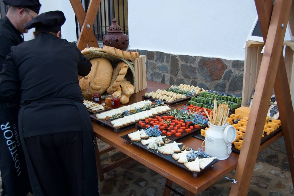 Buffet de quesos