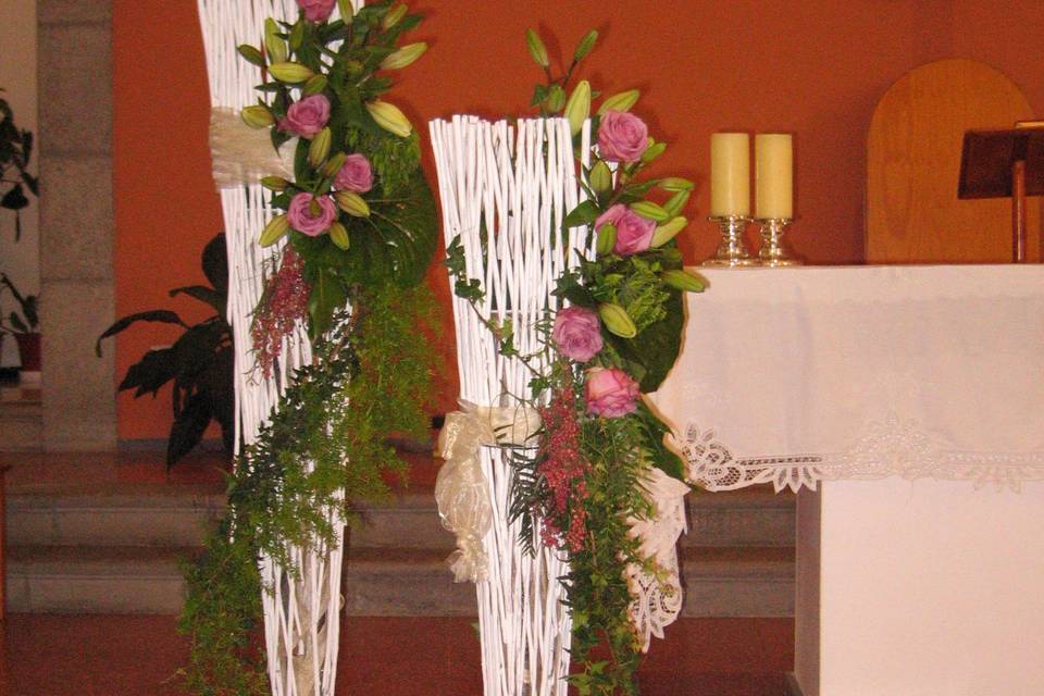 Detalles del altar