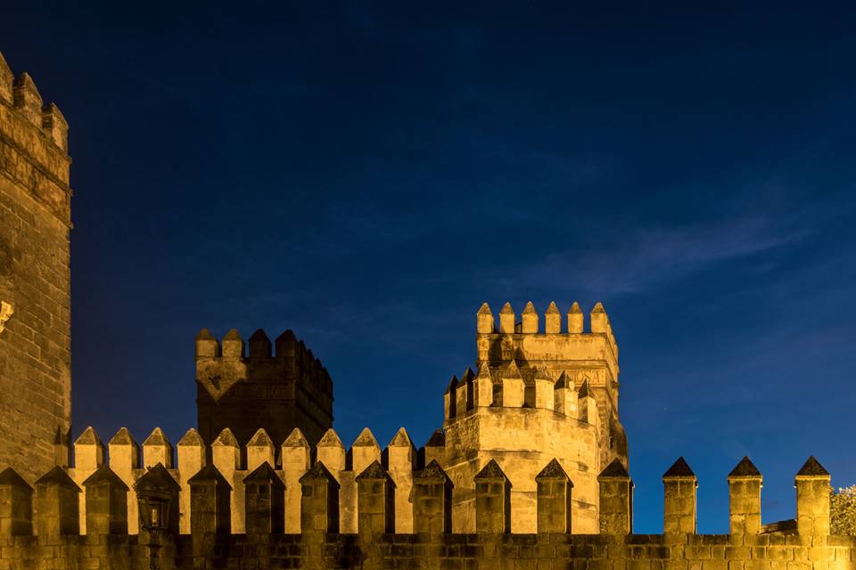 Castillo de San Marcos de noche