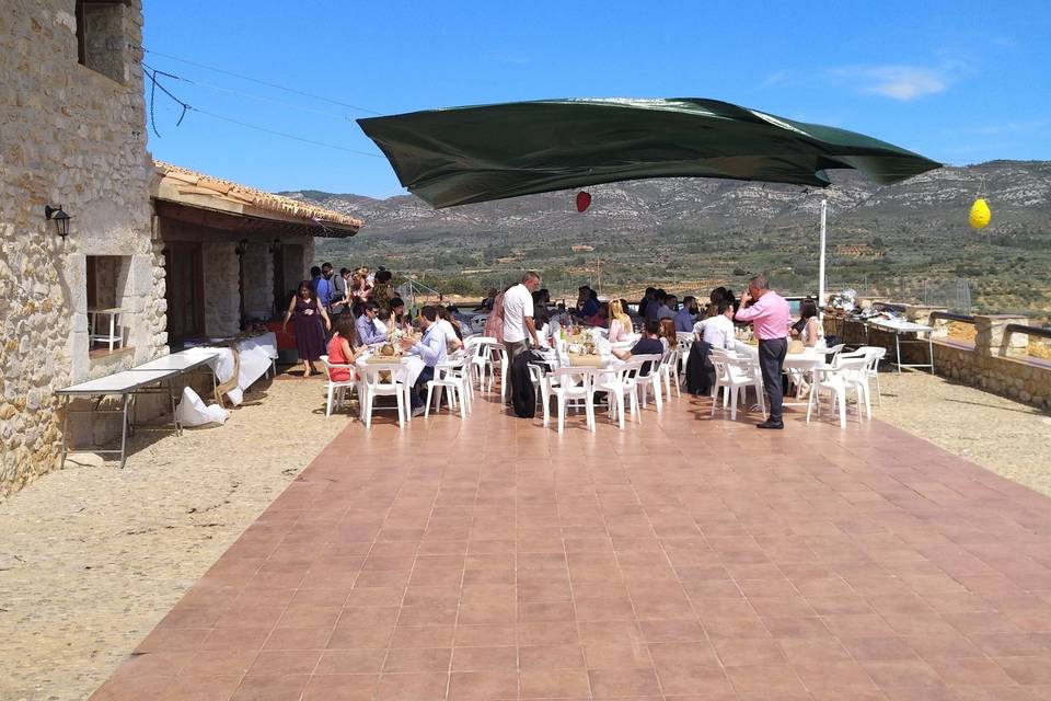 Fiesta en la terraza