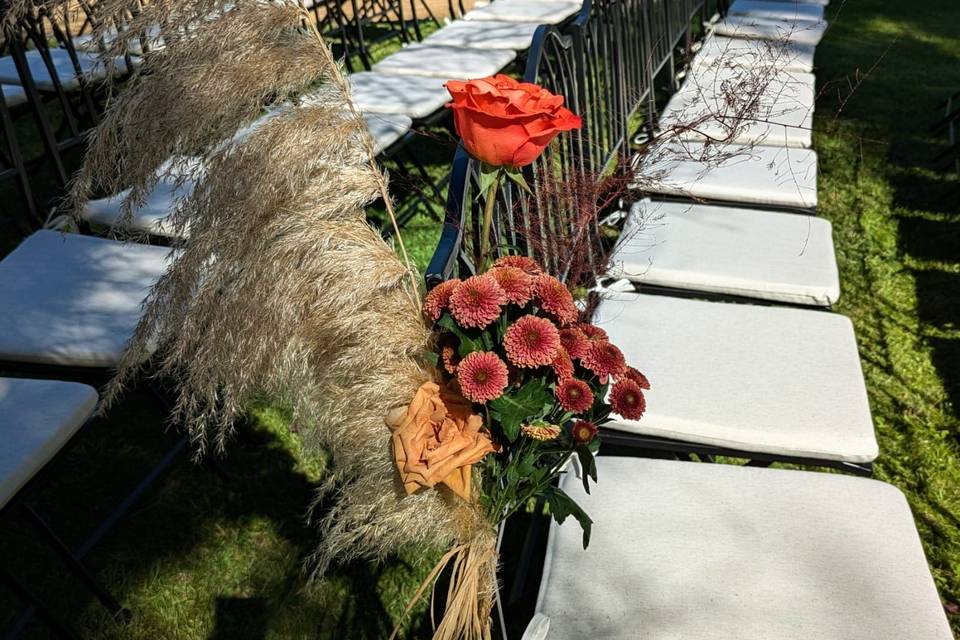 Ceremonia en los jardines