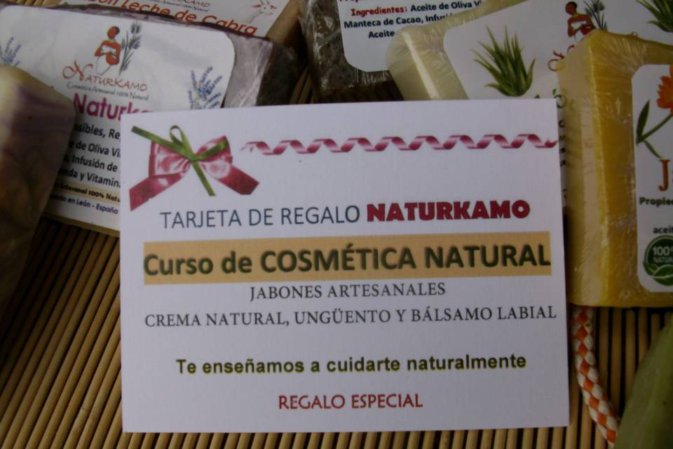 Tarjeta regalo de cosmética