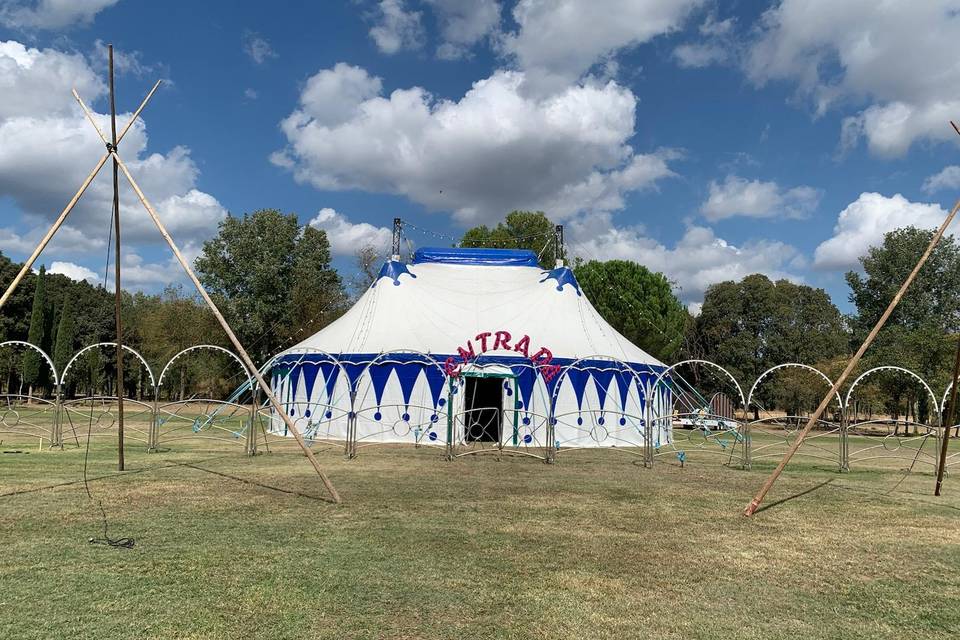 Carpa 18m diámetro