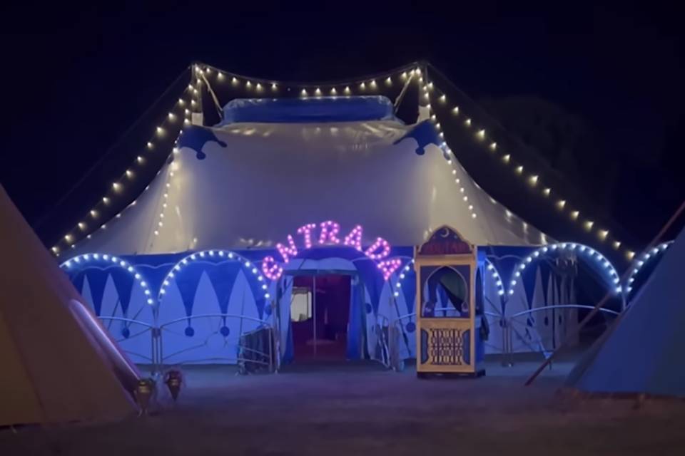 Carpa 18m diámetro Noche