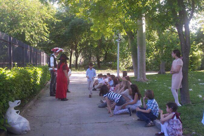 Yincana infantil en el botánico