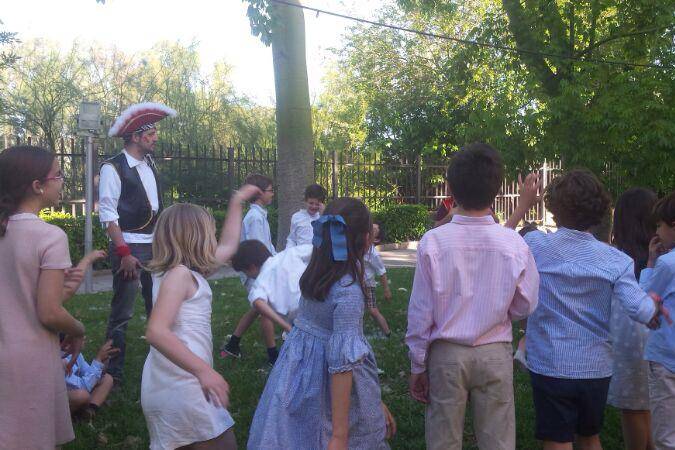 Yincana infantil en el botánico