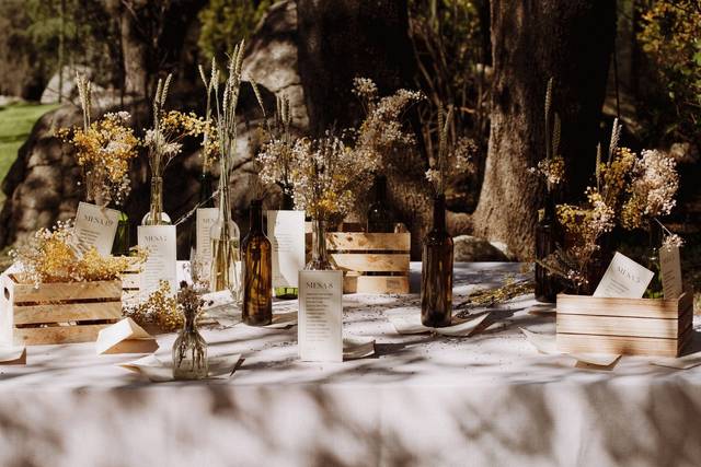 Seating Plan con Botellas